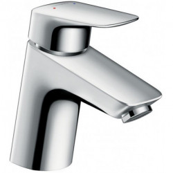 mitigeur lavabo 70 bonde Push-Open chroméé