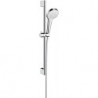 Set Douche Croma Select S 110 Vario / Unica'Croma 0,65 m sans porte-savon blanc/chromé