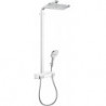 Showerpipe 360 ST 1jet blanc/chromé