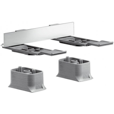 Adaptateur pour installation sur rail chroméé