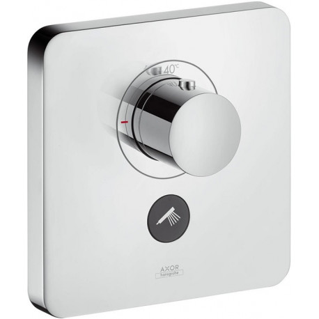 Set finition avec therm ShowerSelect SoftCube enc haut débitavec 1 sortie chromé 