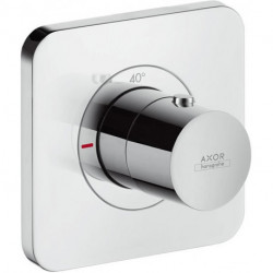 Set de finition pour thermostatique encastré 12 x 12 chroméé