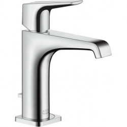 mitigeur lavabo 125avec poignée à levieravec tirette et vidage chroméé