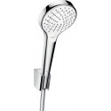 Set de douche S 1,25m/Croma Select S 110 Vario blanc/chromé