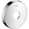 Rosace ronde 33 mm pour robinetterie encastrée 1 trouchroméé