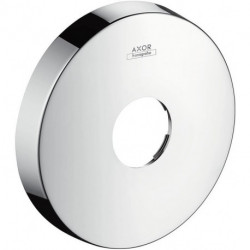 Rosace ronde 33 mm pour robinetterie encastrée 1 trounickel brossé