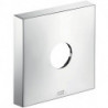 Rosace carrée 33 mm pour robinetterie encastrée 1 trouchroméé