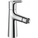 mitigeur bidet,avec tirette et vidage chroméé