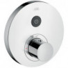 Set de finition mitigeur therm ShowerSelect rond encastréavec 1 sortie chroméé