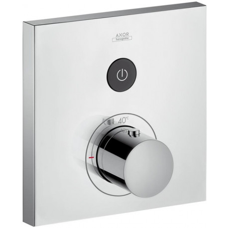 Set de finition mitigeur therm ShowerSelect Square encastréavec 1 sortie chromé 
