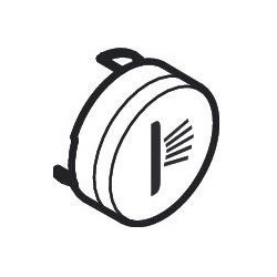 Bouton Baignoire blanc