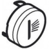 Bouton Baignoire blanc