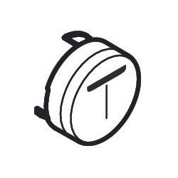 Bouton jet Mono blanc