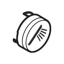 Bouton douchette à main noir