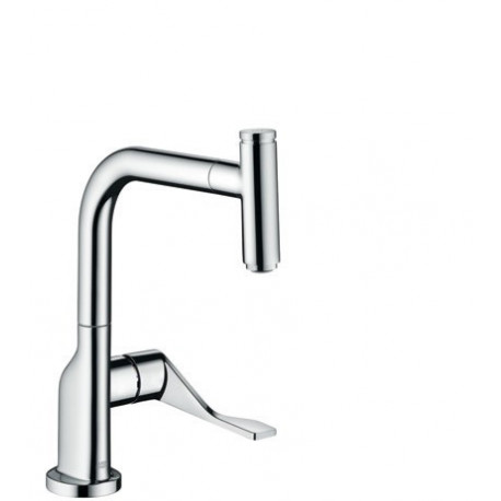 mitigeur cuisine Selectavec douchette extractible aspect acier inox