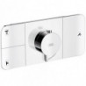 Set de finition pour mitigeur thermostatique encastréavec 3 sorties chroméé