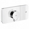 Set de finition pour mitigeur thermostatique encastréavec 1 sortie chroméé