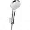 Set Porter’S 1,25m/Crometta 1jet EcoSmart blanc/chromé