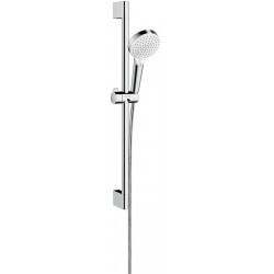 Set Crometta Vario Green 6 l/min / Unica'Croma 0,65m blanc/chromé