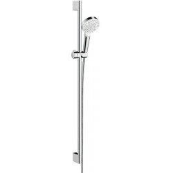 Set Crometta 1jet EcoSmart / Unica'Croma 0,90m blanc/chromé