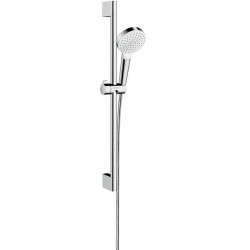 Set Crometta 1jet EcoSmart / Unica'Croma 0,65m blanc/chromé