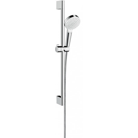 Set Crometta 1jet EcoSmart / Unica'Croma 0,65m blanc/chromé