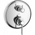Set fin avec therm enc, robinet d’ar et inverseur intégrés, nickel brossé
