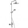 Showerpipe thermostatique chroméé