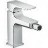 Mitigeur bidet poignée manette, bonde Push-Open chromé