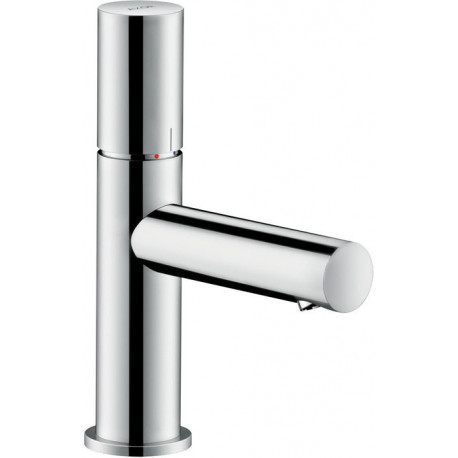 mitigeur lavabo 80, poignée zéro, bonde à écoulement libre chroméé