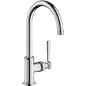 mitigeur lavabo 210 sans tirette ni vidage nickel brossé
