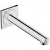 mitigeur de lavabo électronique encastré mural, bec 220 mm chroméé