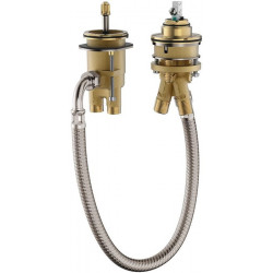 Corps d'encastrement pour mitigeur 2 trou s sur bord de baignoire