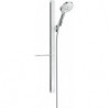 Set de douche Raindance Select S 120 / Unica'E 0,90 m blanc/chromé