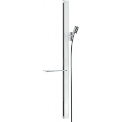 Barre de douche Unica'E 0,90 m blanc/chromé