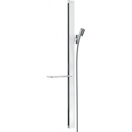 Barre de douche Unica'E 0,90 m blanc/chromé