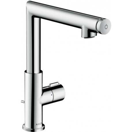 mitigeur lavabo Select 220avec tirette et vidage nickel brossé