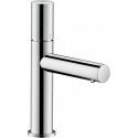 mitigeur lavabo 110, poignée zéro, bonde à écoulement libre nickel brossé