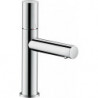 mitigeur lavabo 110, poignée zéro, bonde à écoulement libre nickel brossé