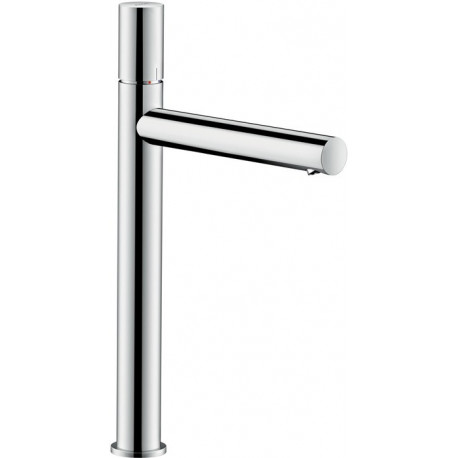 mitigeur lavabo 260, poignée zéro, bonde à écoulement libre nickel brossé