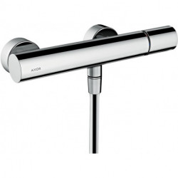 mitigeur douche, poignée zéro nickel brossé
