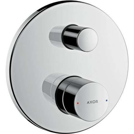 Set de finition pour mitigeur bain/douche encastré, poignée zéro nickel brossé