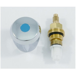 Contrôle de température partie supérieure 3/8Z chrome froid IDEAL STANDARD