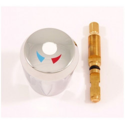 Trempe partie supérieure 1/2Z trempe chrome IDEAL STANDARD