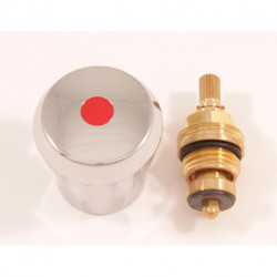 Contrôle de température partie supérieure 1/2Z chrome chaud IDEAL STANDARD