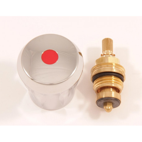 Contrôle de température partie supérieure 1/2Z chrome chaud IDEAL STANDARD
