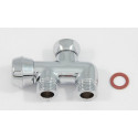 Inverseur UA44 3 x 1/2Z chromé IDEAL STANDARD