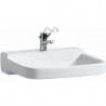 Lavabo PRO LIBERTY 650 x 550 mm, sans obstacle avec trou pour robinet, sans trop-plein blanc LAUFEN
