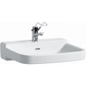 Lavabo PRO LIBERTY 650 x 550 mm, sans obstacle sans trou pour robinet, sans trop-plein blanc LAUFEN