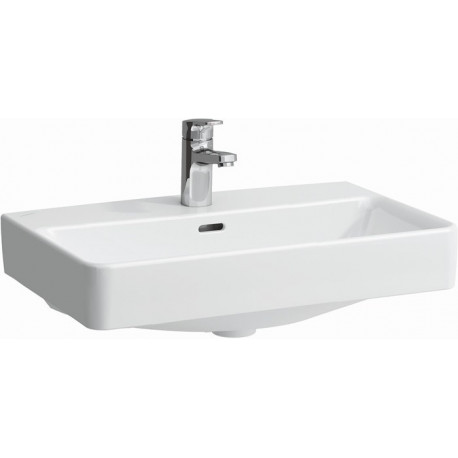 Lavabo LAUFEN PRO S 600 x 380 mm, compact sans trop-plein, sans trou pour robinet blanc LCC LAUFEN